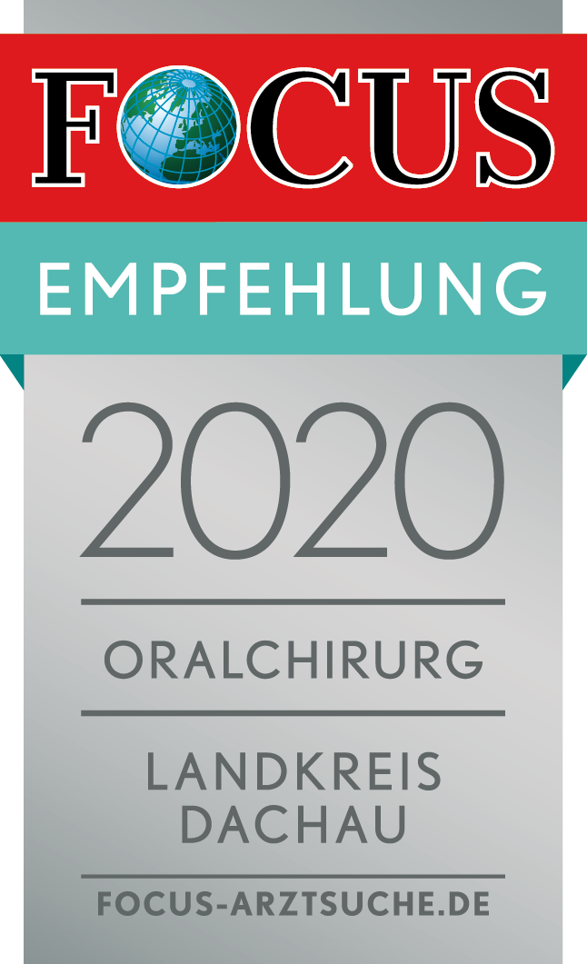 Dr. Martin B. Schubert: Focus Empfehlung 2020 Oralchirurg Landkreis Dachau